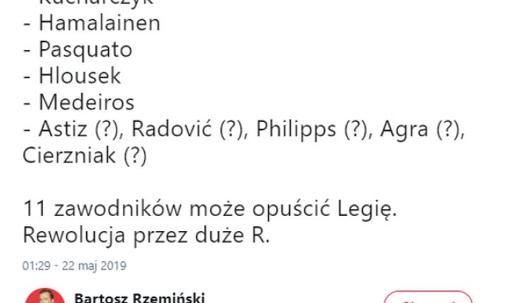 DŁUGA LISTA zawodników, którzy mogą odejść z Legii!